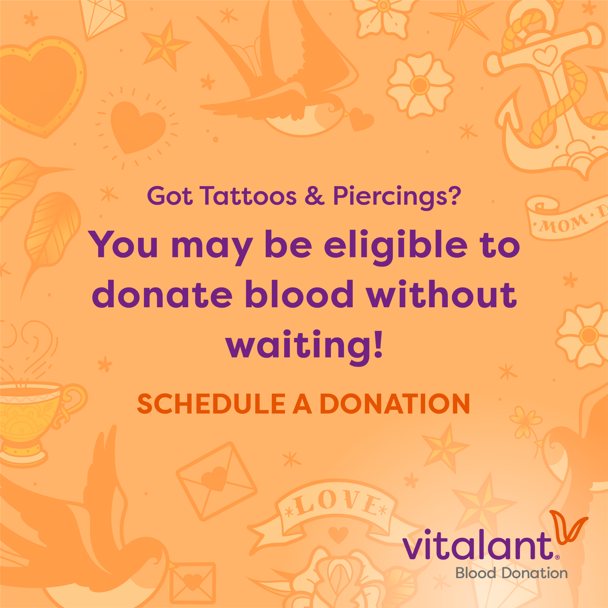 Vitalant Facebook ad