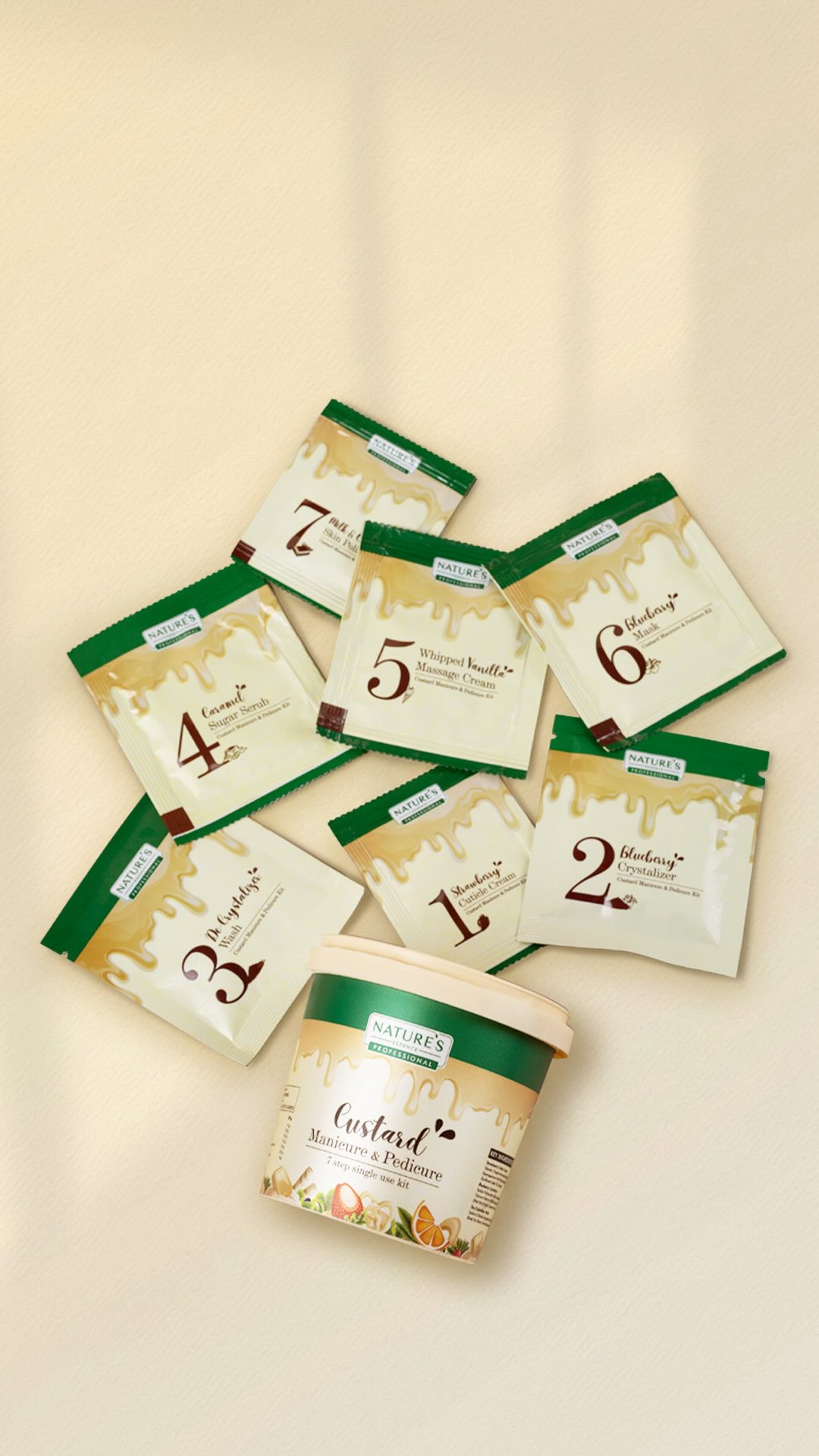Nature's Essence Professional Facebook ad: A 7-step sensory escape crafted for soft, glowing…