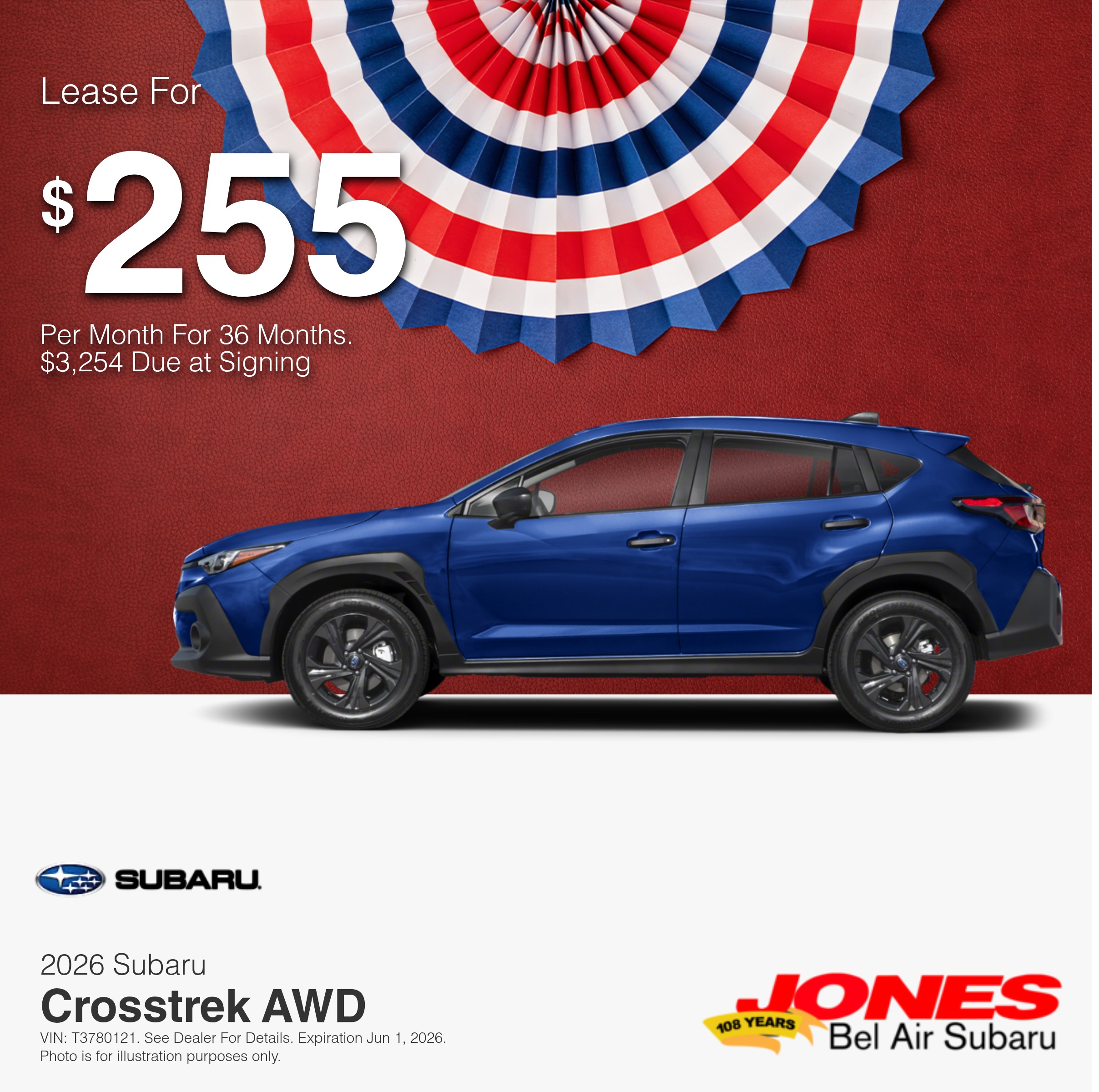 Jones Bel Air Subaru Facebook ad: Adventure starts here with a brand-new Subaru from…