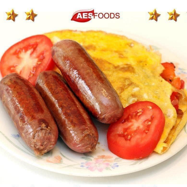 Farmers Choice Sausage Facebook ad: Welcome To AES Foods