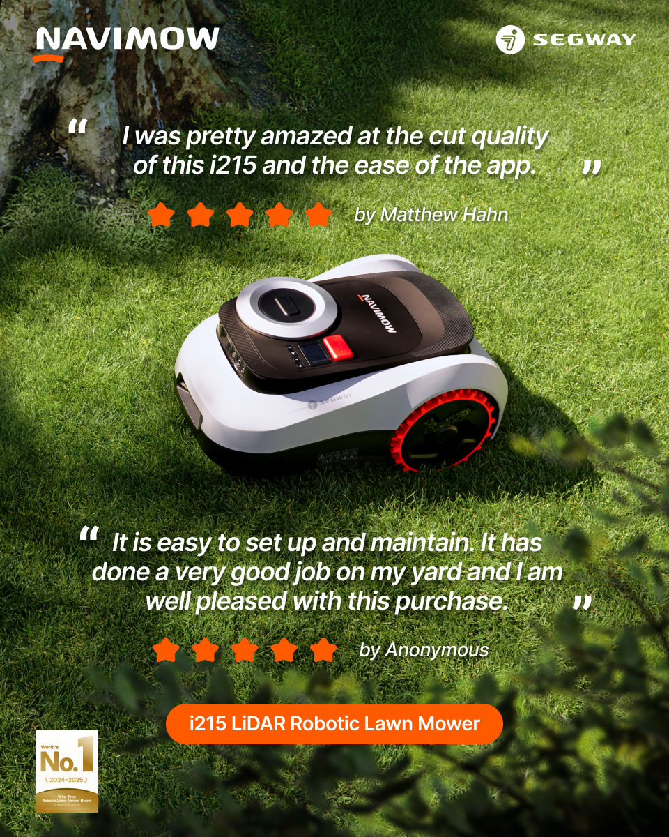 Segway Navimow Facebook ad: Hands-Free Lawn Care with Navimow i2 LiDAR