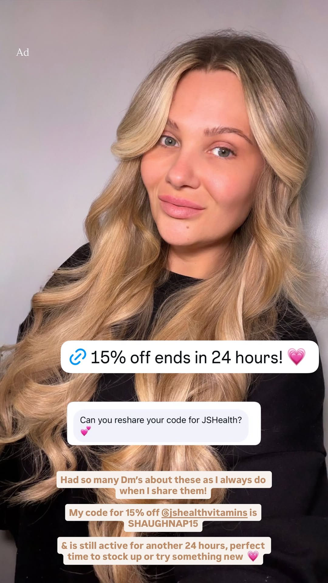 Shaughna Phillips Off Limits Facebook ad