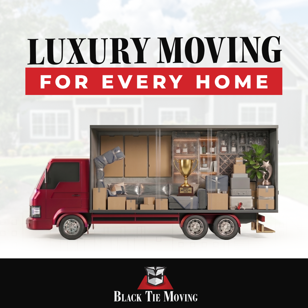 Black Tie Moving Services Facebook ad: Trust the Expert Choice