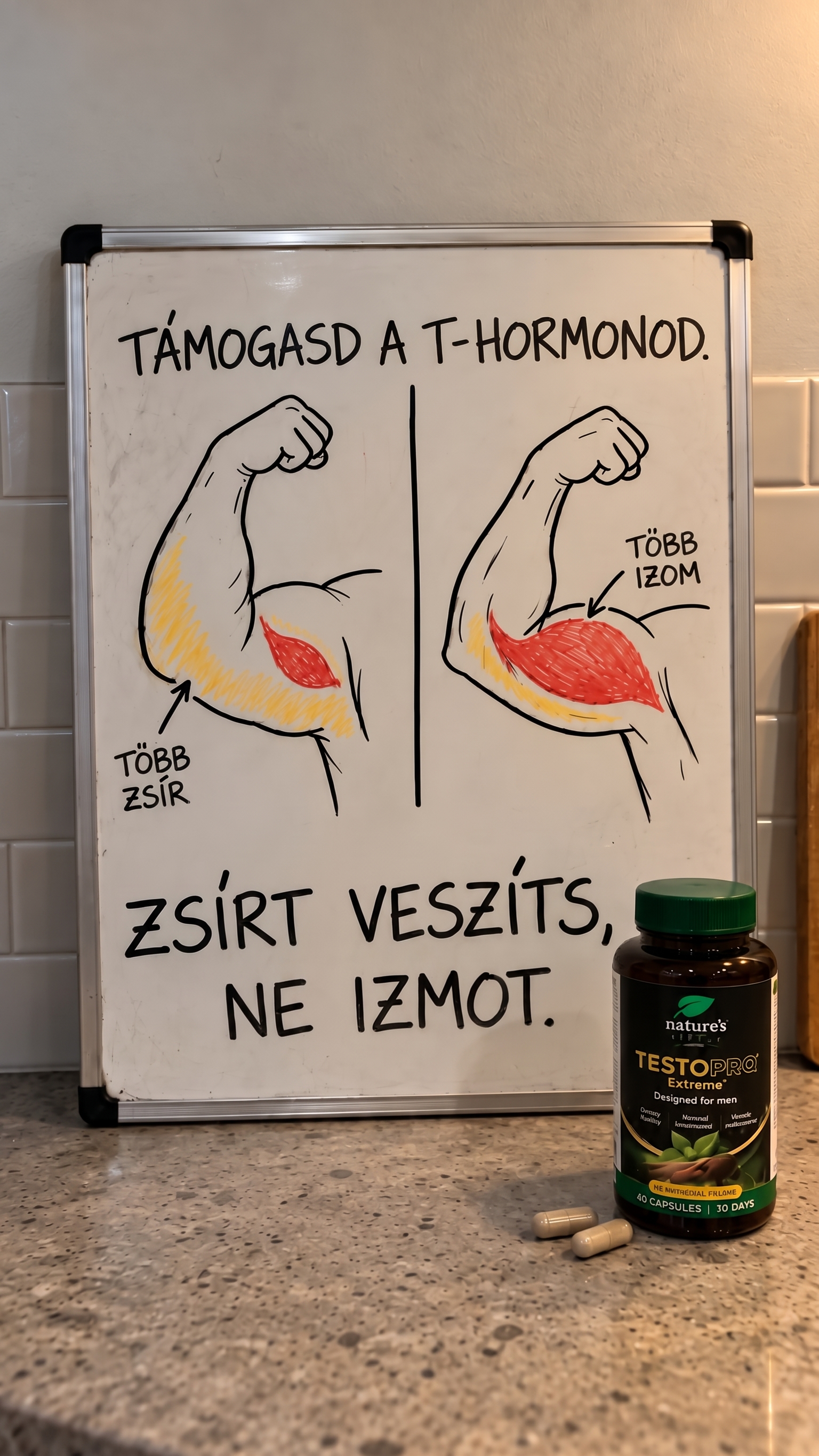 Nature's Finest Magyarország Facebook ad: Tartsd erősen a T-hormonodat!