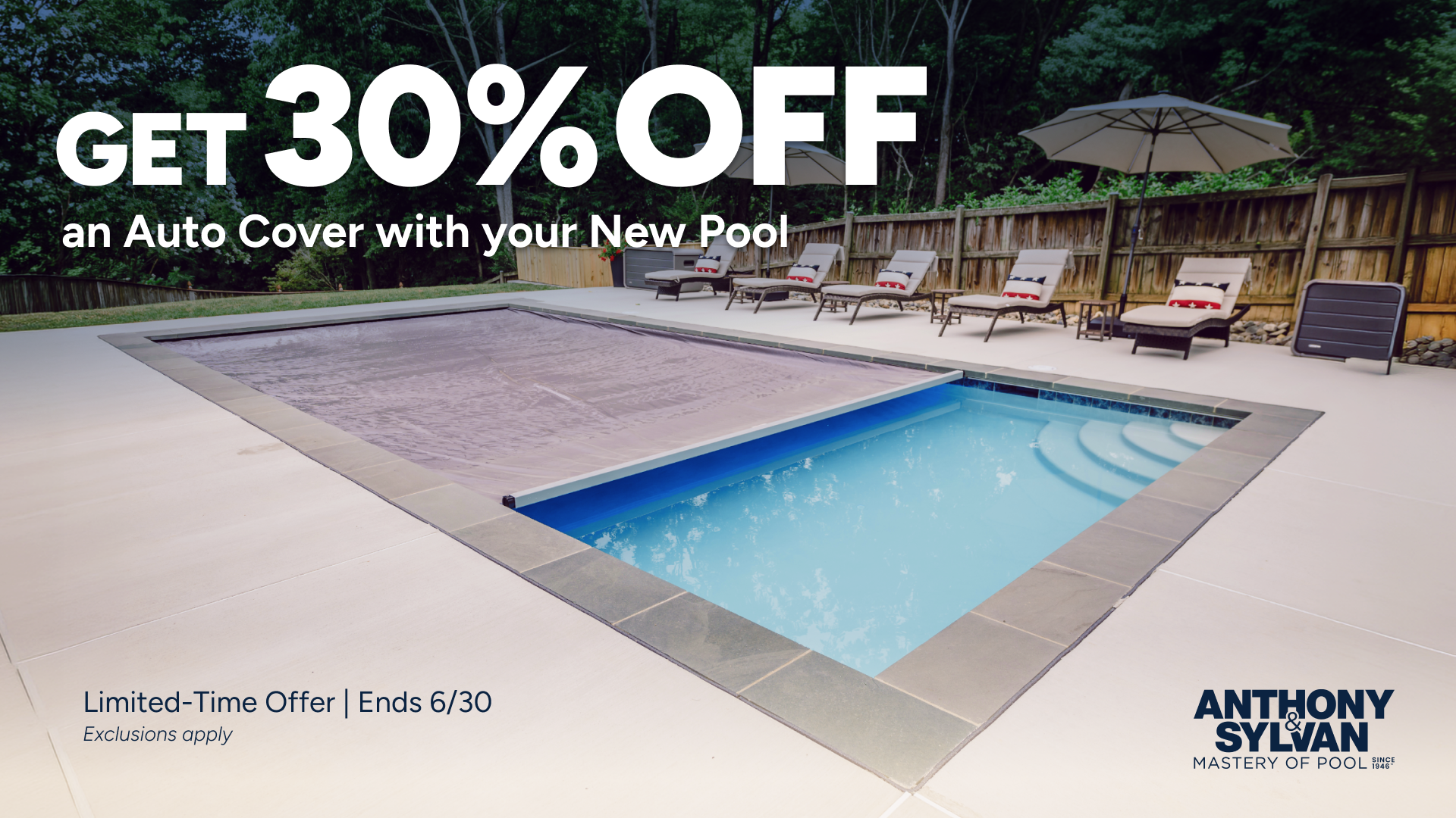 Anthony & Sylvan Pools Facebook ad
