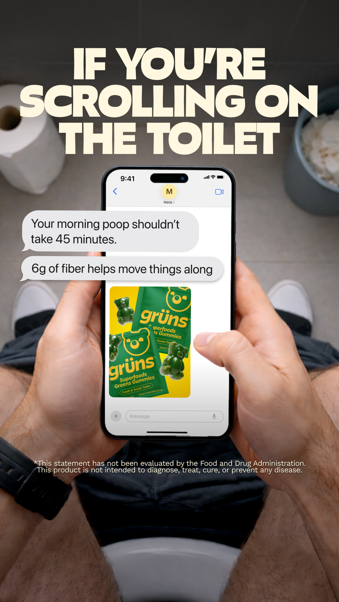 Grüns Facebook ad