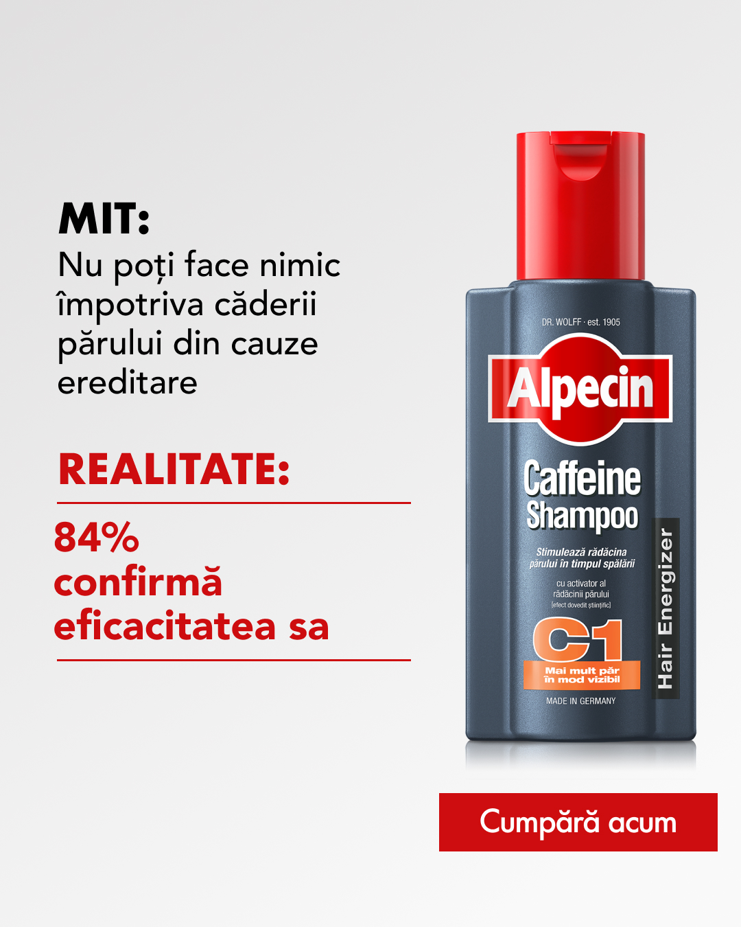 Alpecin Facebook ad