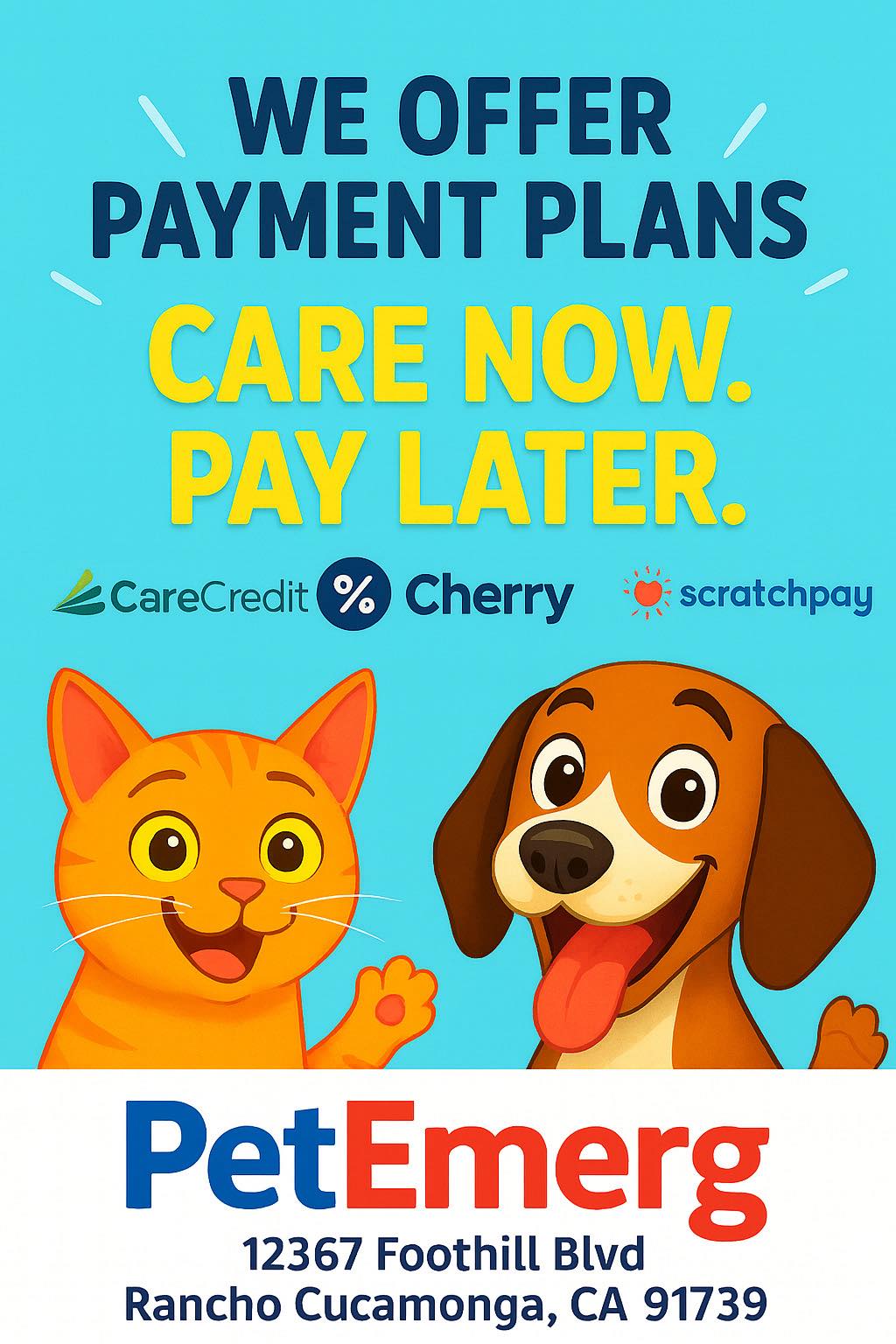 Petemerg Emergency Animal Hospital Facebook ad: Your pet is part of your family, and…