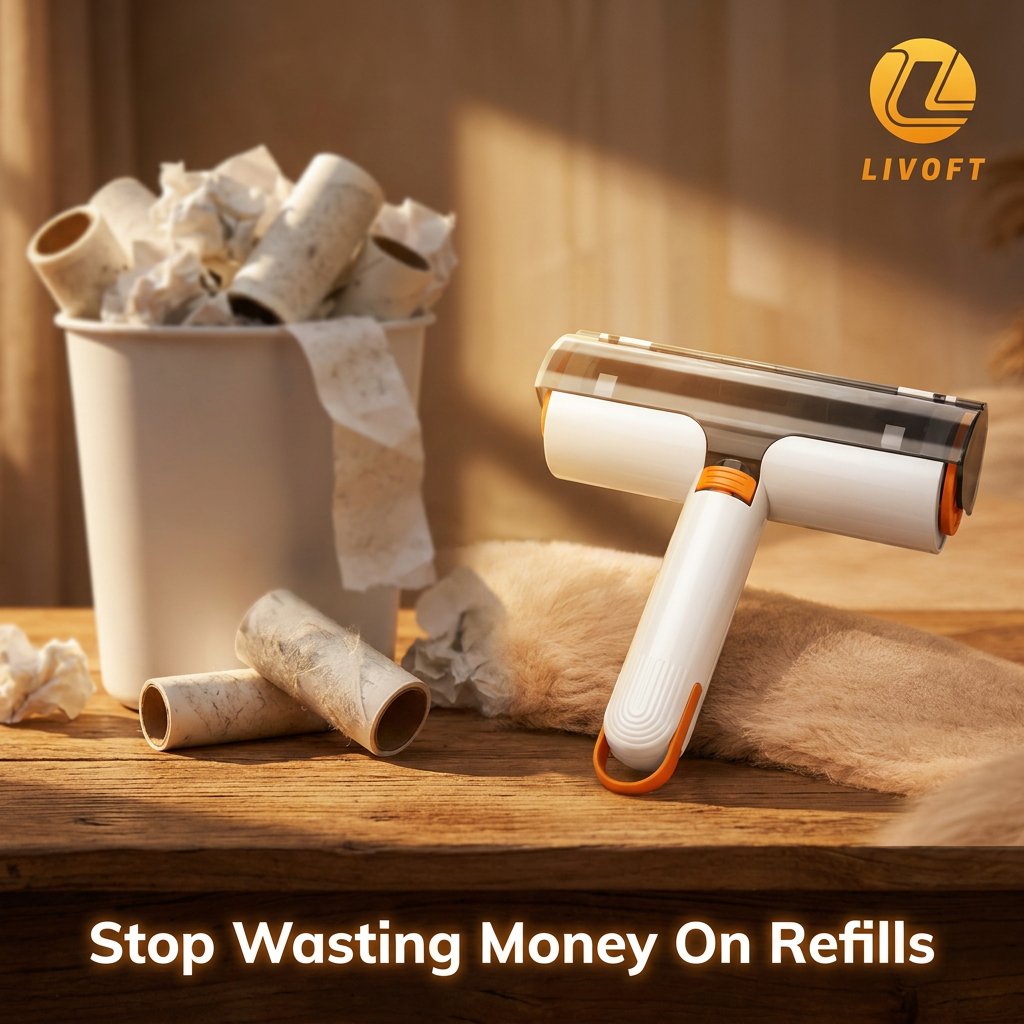 Livoft Facebook ad: Never Buy Another Lint Roller