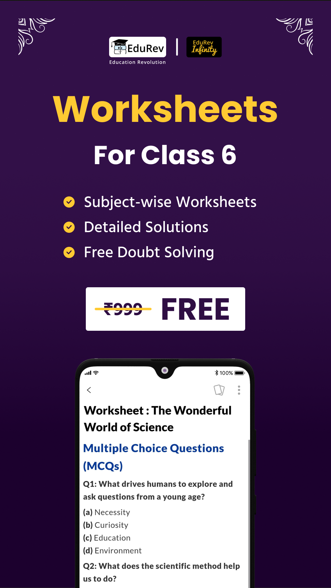 EduRev Facebook ad