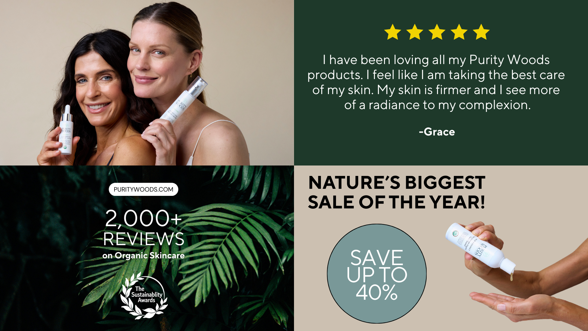 The Sustainability Awards Facebook ad