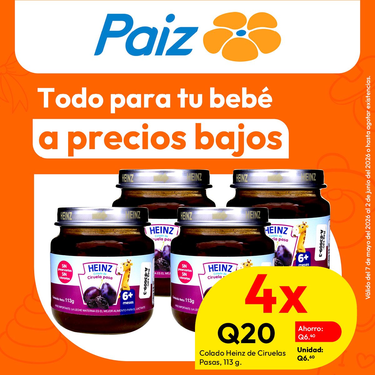 Paiz Guatemala Facebook ad