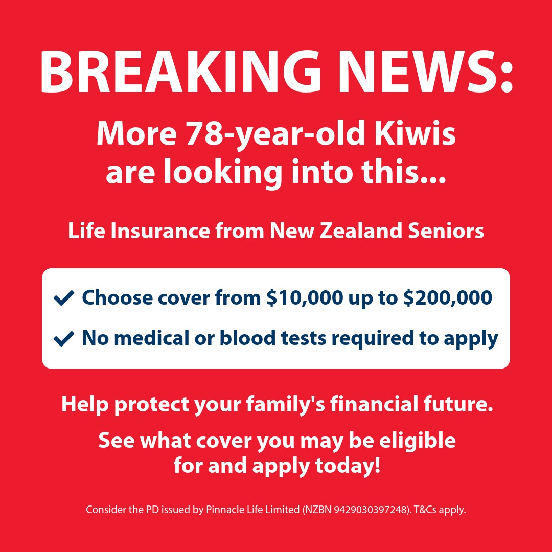 New Zealand Seniors Facebook ad
