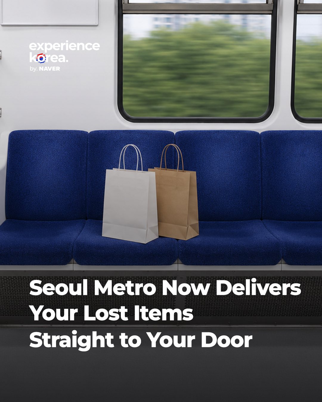 Experience korea Facebook ad: Left something behind on the Seoul subway?