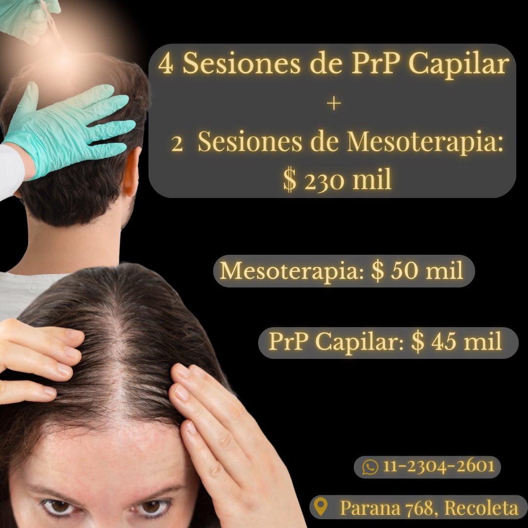 B.L.C Aesthetics Facebook ad: FRENÁ LA CAÍDA Y RECUPERÁ TU CABELLO