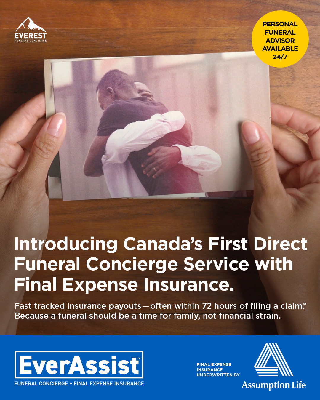 Everest Funeral Concierge Facebook ad