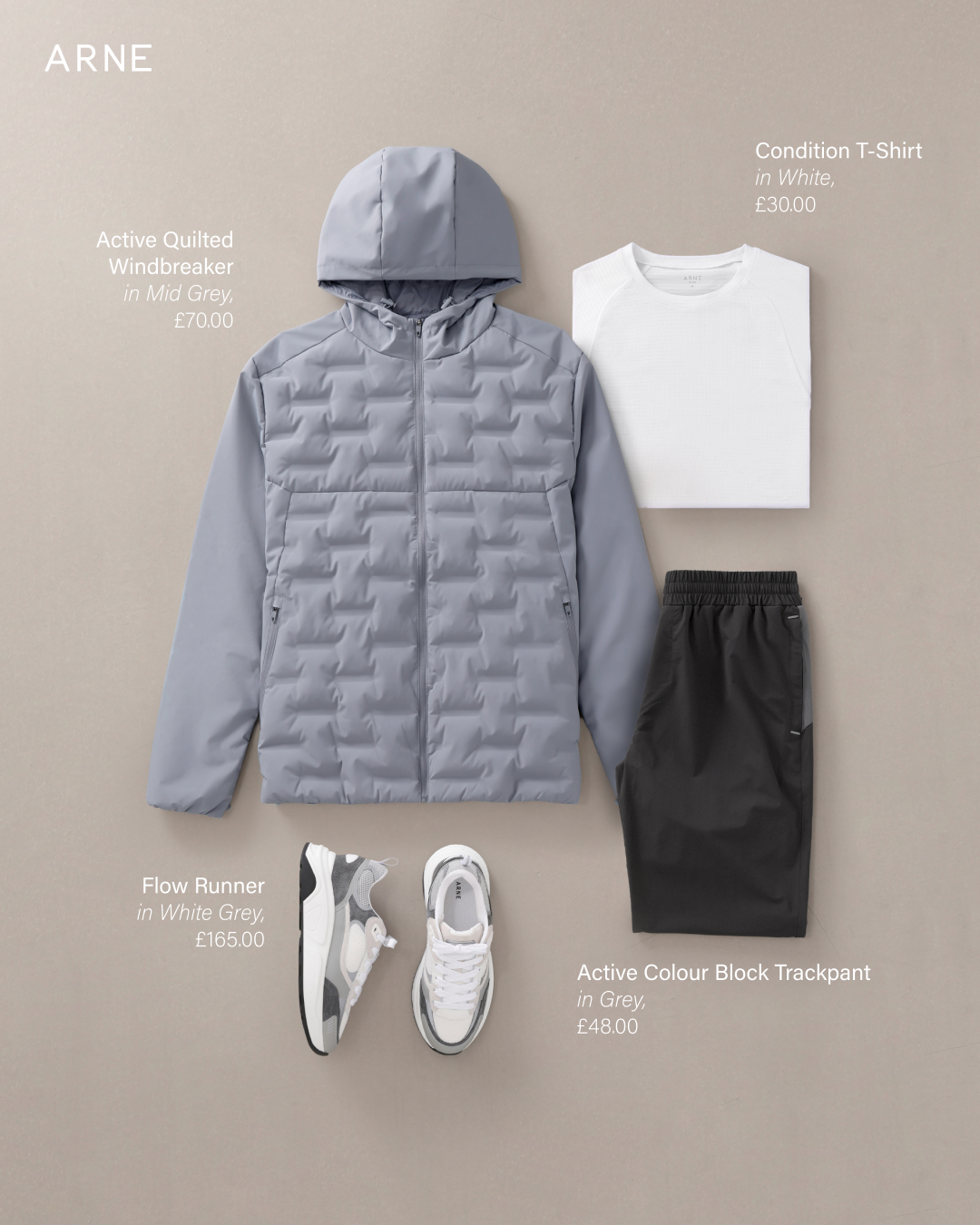 Arne Facebook ad: ARNE ACTIVEWEAR