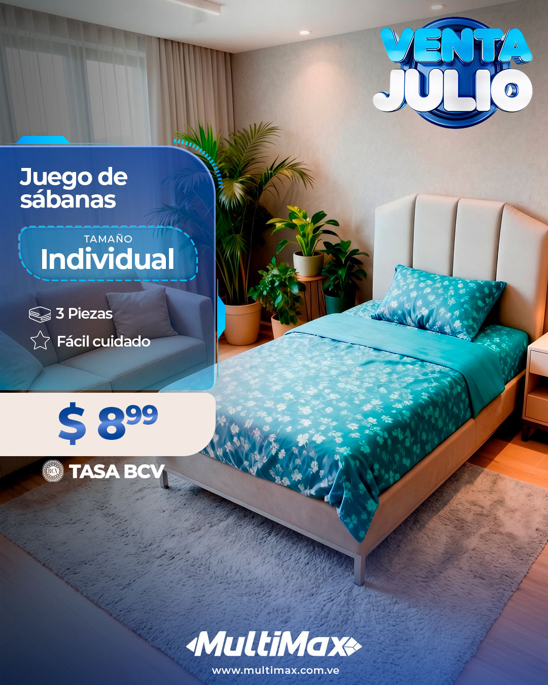 Multimax Facebook ad: Venta Julio