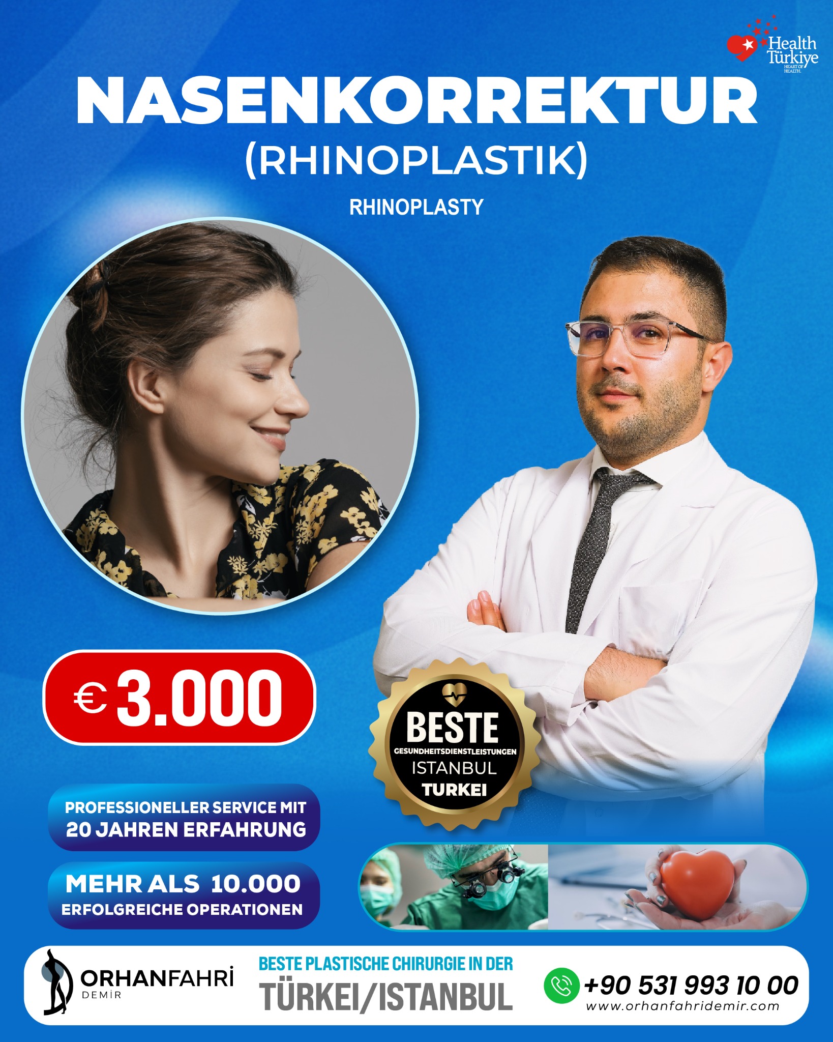 Dr. Orhan Fahri Demir Facebook ad: Beste Gesundheitsdienstleistungen Türkei/Istanbul