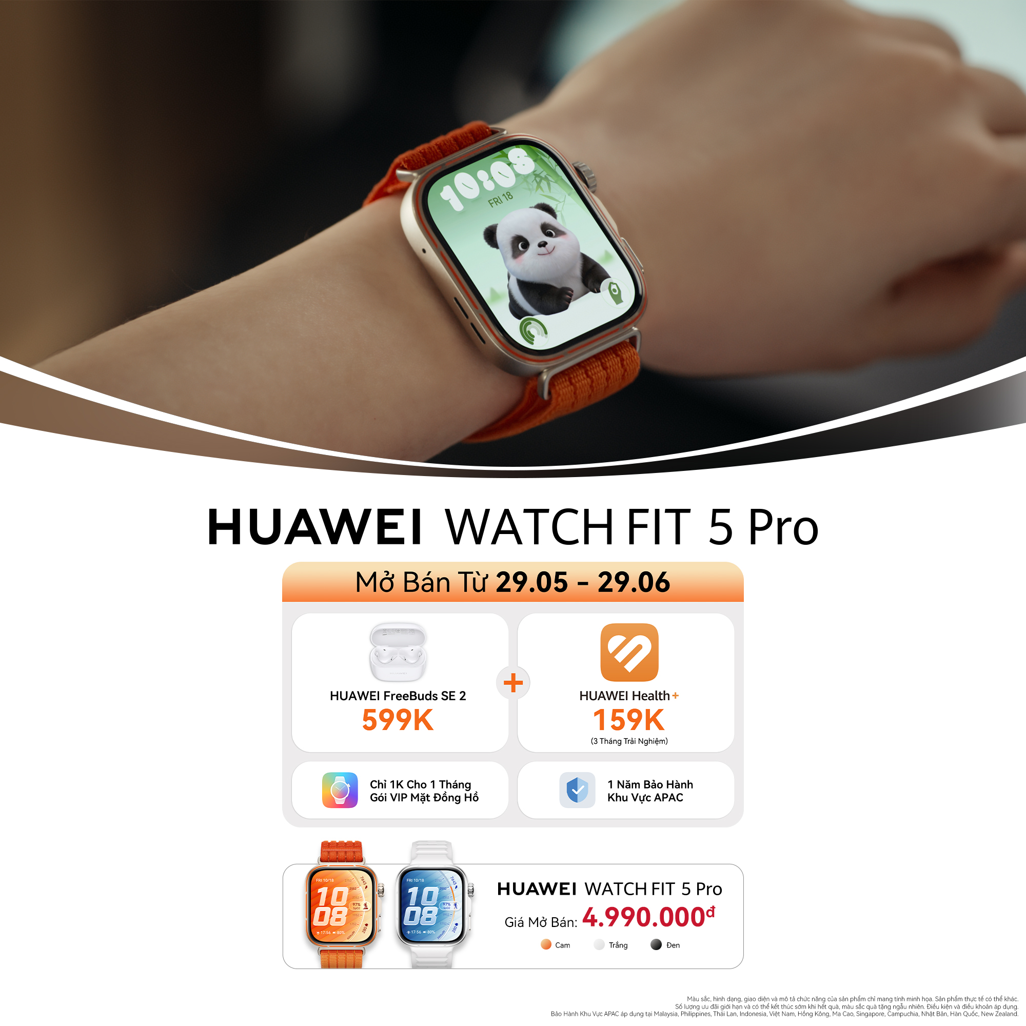 Huawei Mobile Facebook ad: HUAWEI WATCH FIT 5 Pro: Chọn Ngay Môn…