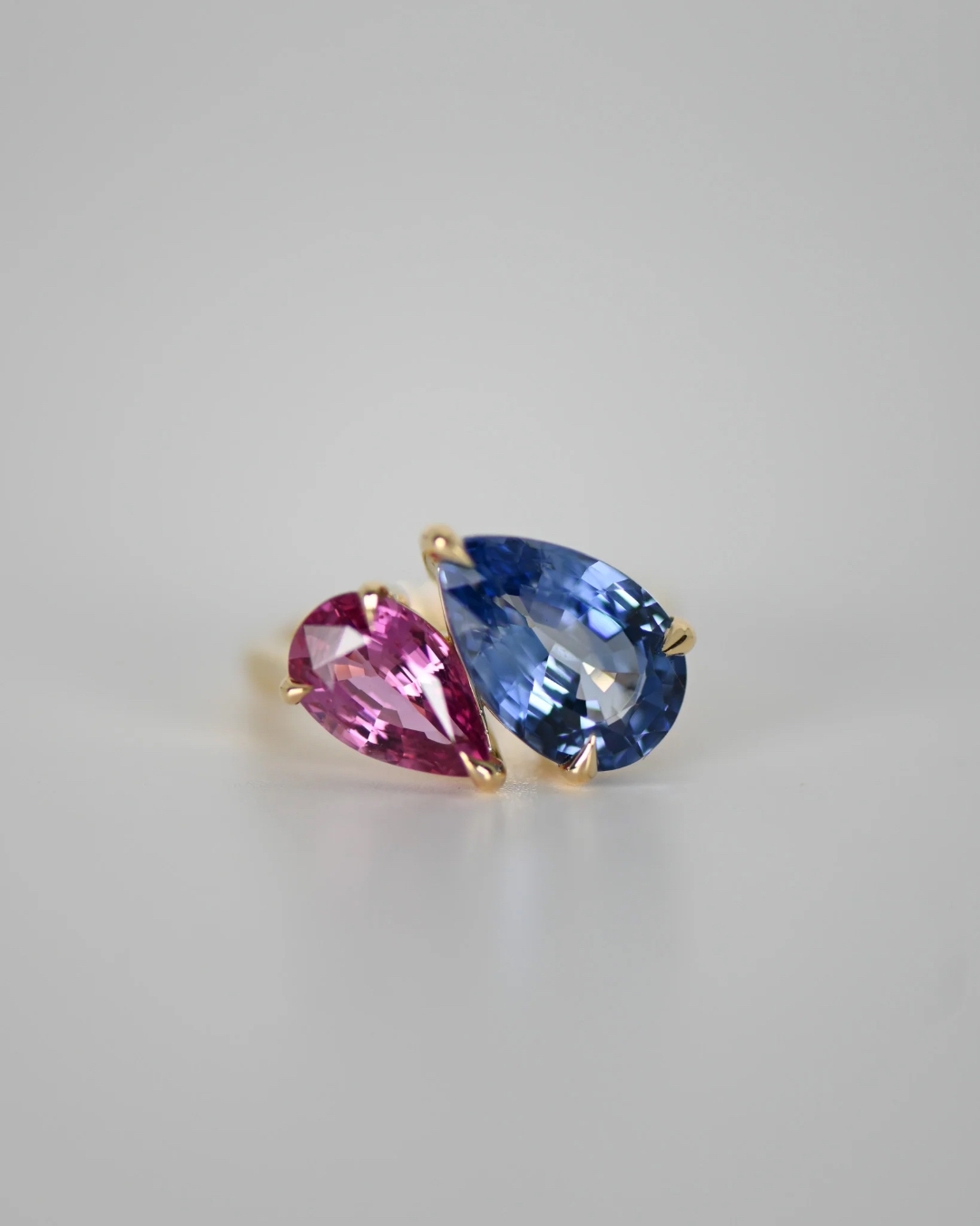 A.G Designer Jeweller Facebook ad: Toi et Moi Sapphire Ring.