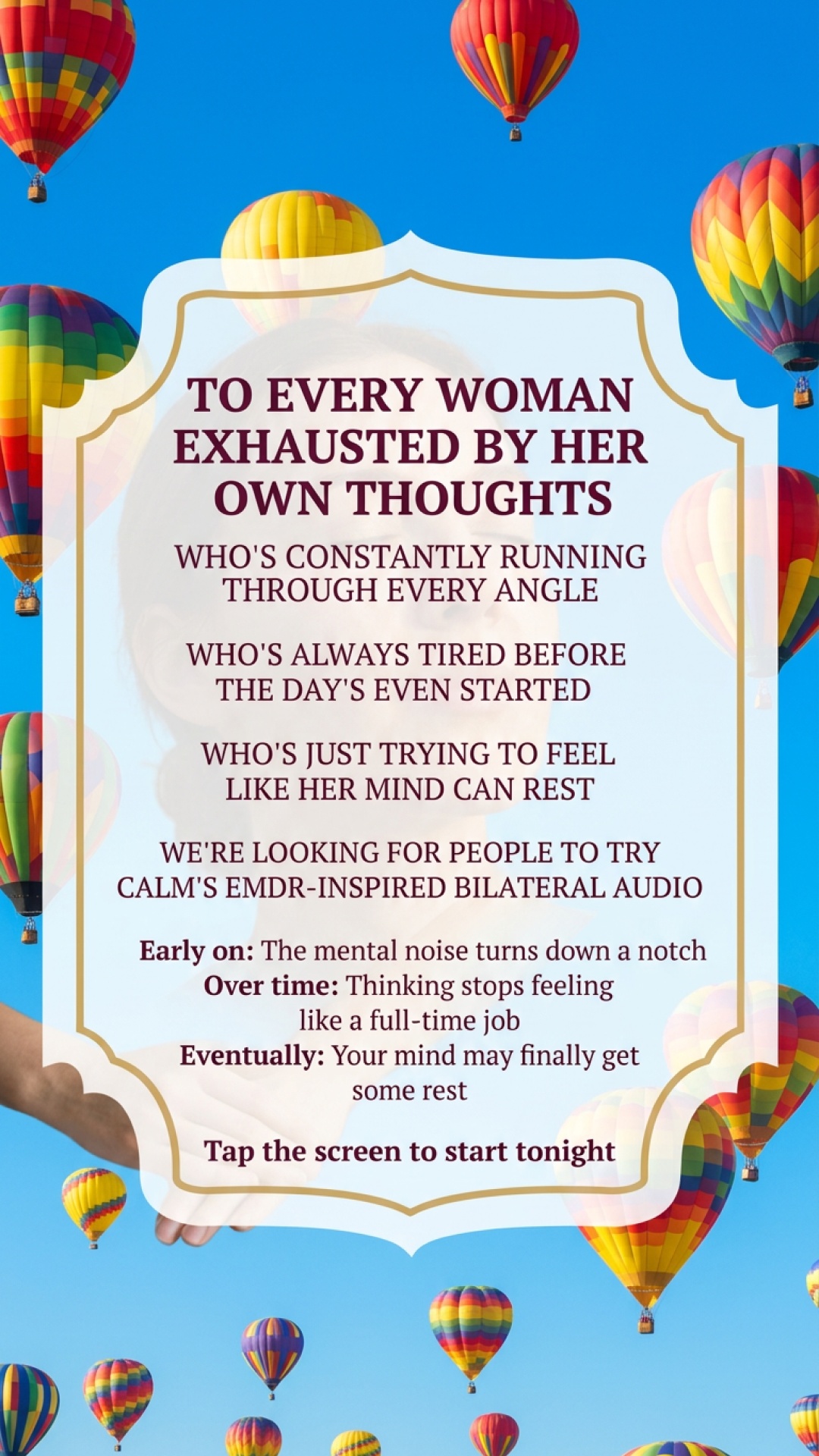 Calm Facebook ad