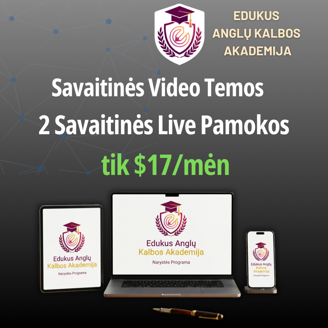 Anglų kalbos kursai edukus Facebook ad: Edukus Anglų Kalbos Akademija