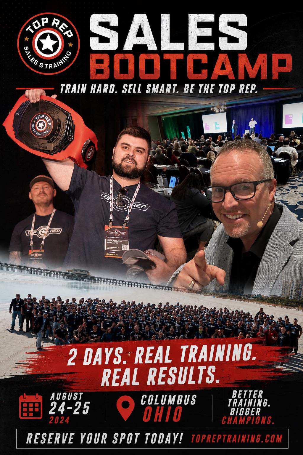TOP REP Sales Training Facebook ad: Top Rep Sales Bootcamp | Close More Deals