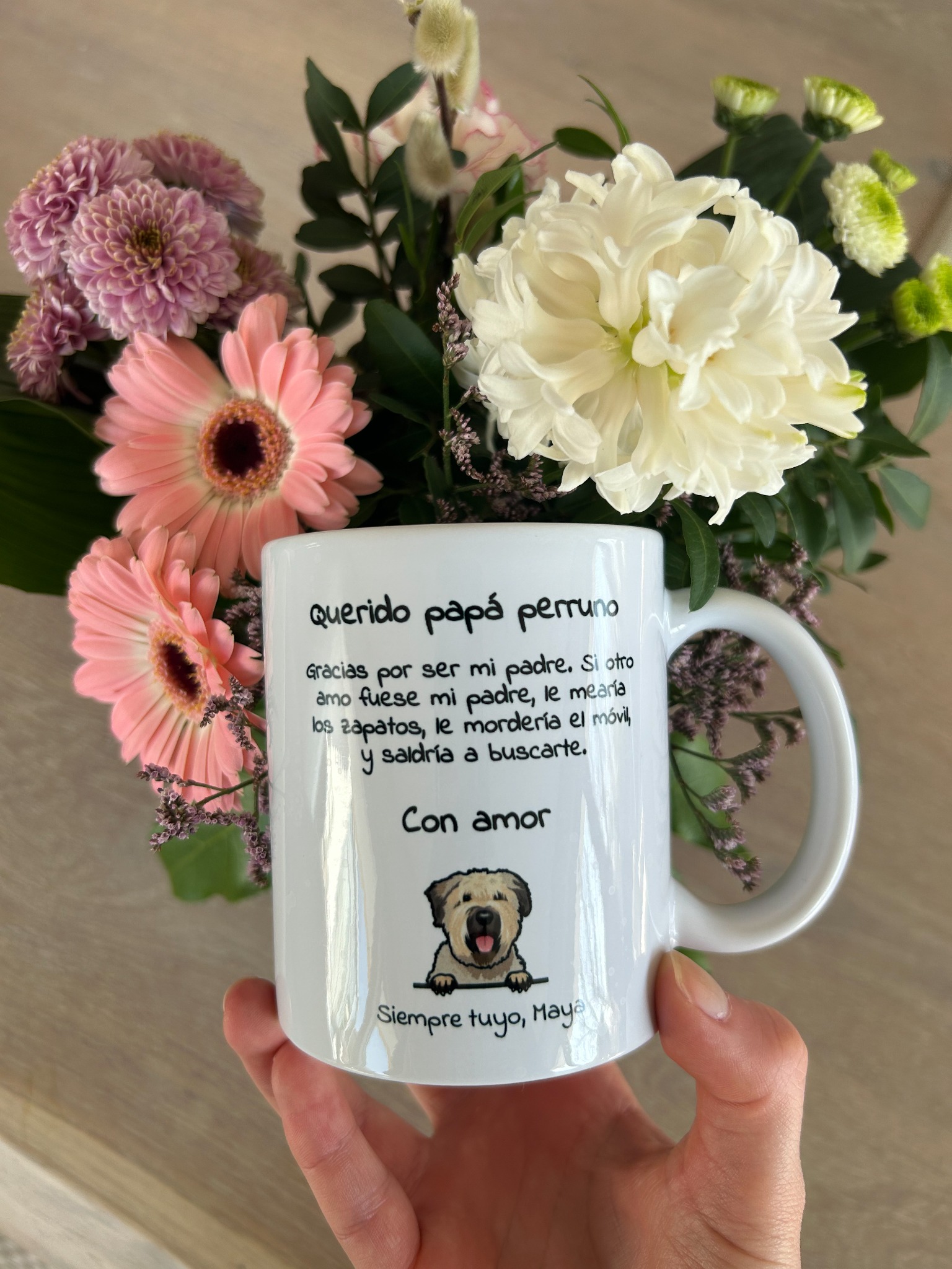 Pet Printed Facebook ad: Idea de regalo para el Día del Padre