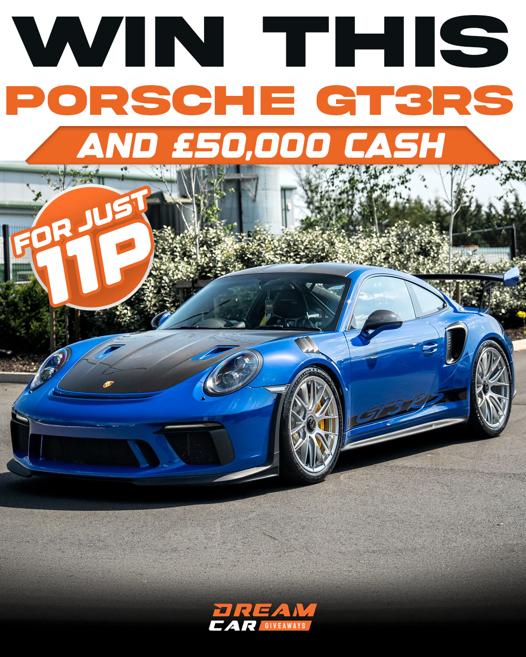 Dream Car Giveaways Facebook ad