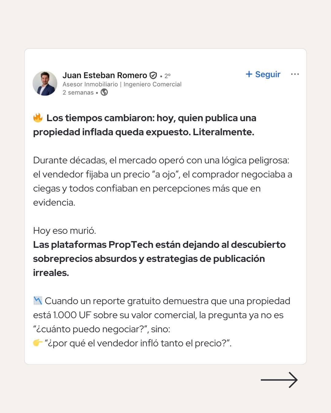 HousePricing Facebook ad: Qué buena señal cuando un inversionista comparte esto…