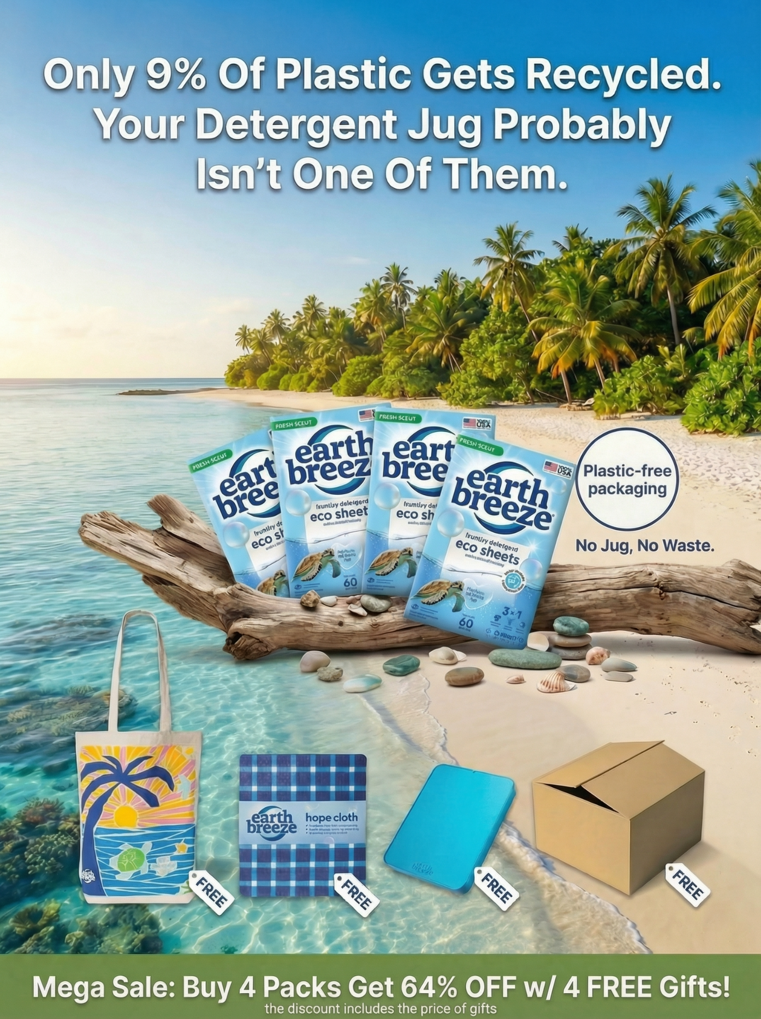 Earth Breeze Facebook ad