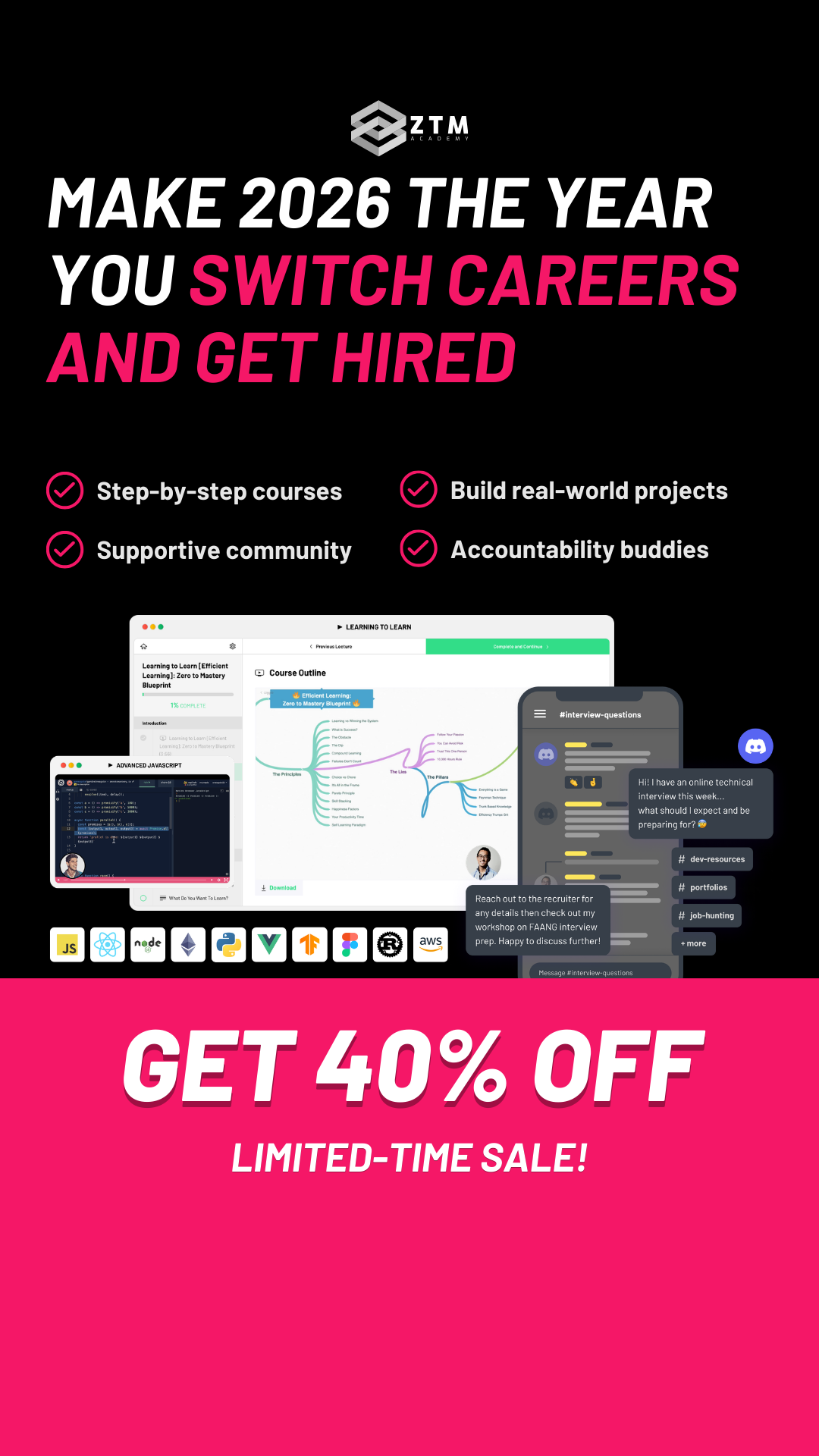 Zero To Mastery Facebook ad
