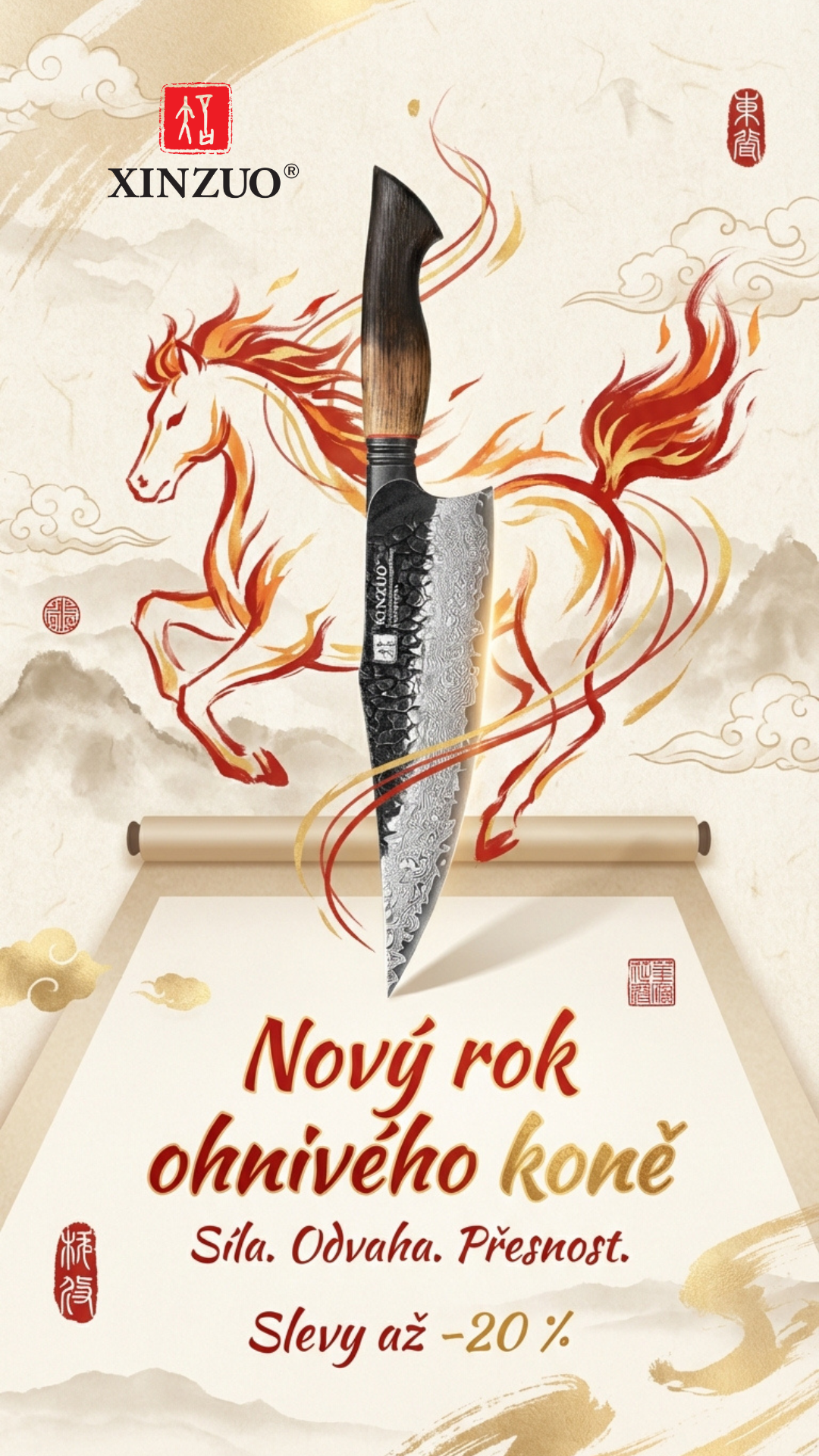 XinZuo ČR/SK Facebook ad