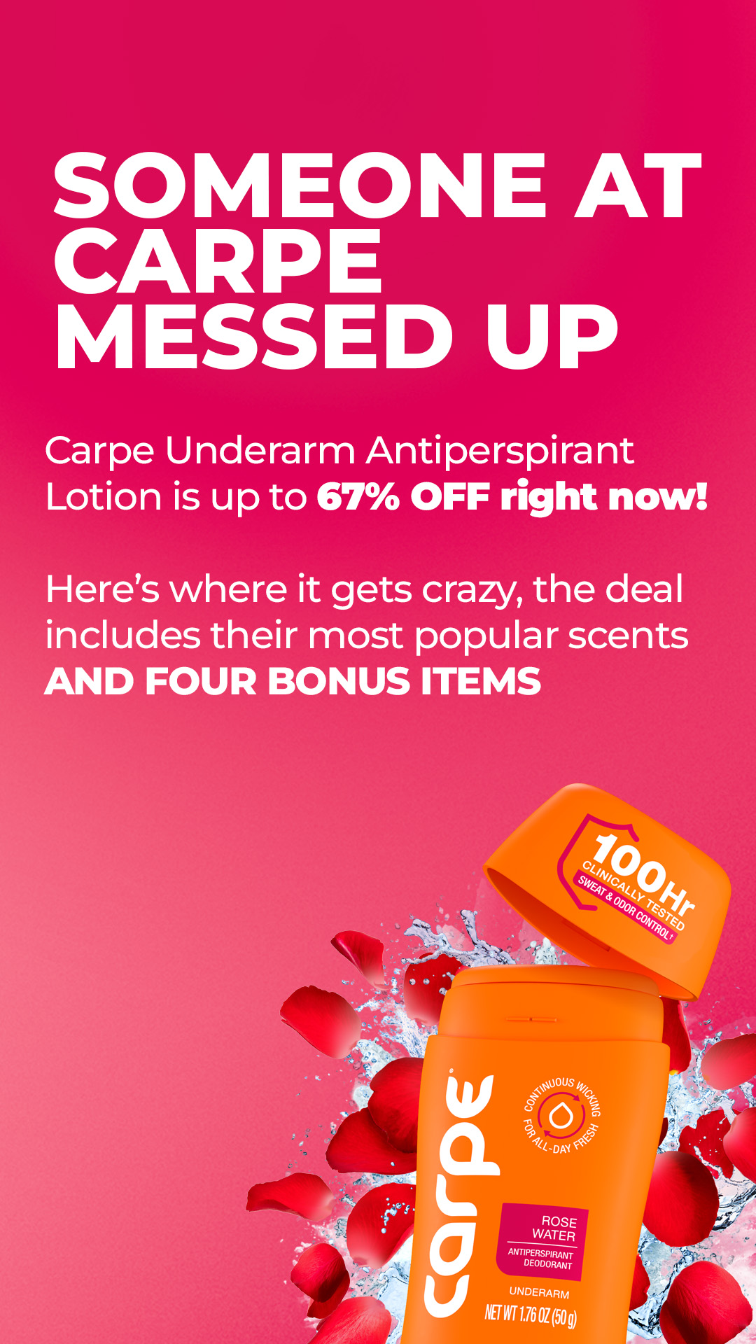 Carpe Facebook ad