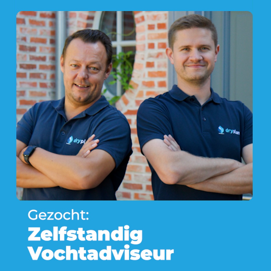 Dry Plan Vochtbestrijding Facebook ad: Job alert: Zelfstandig Vochtadviseur gezocht!