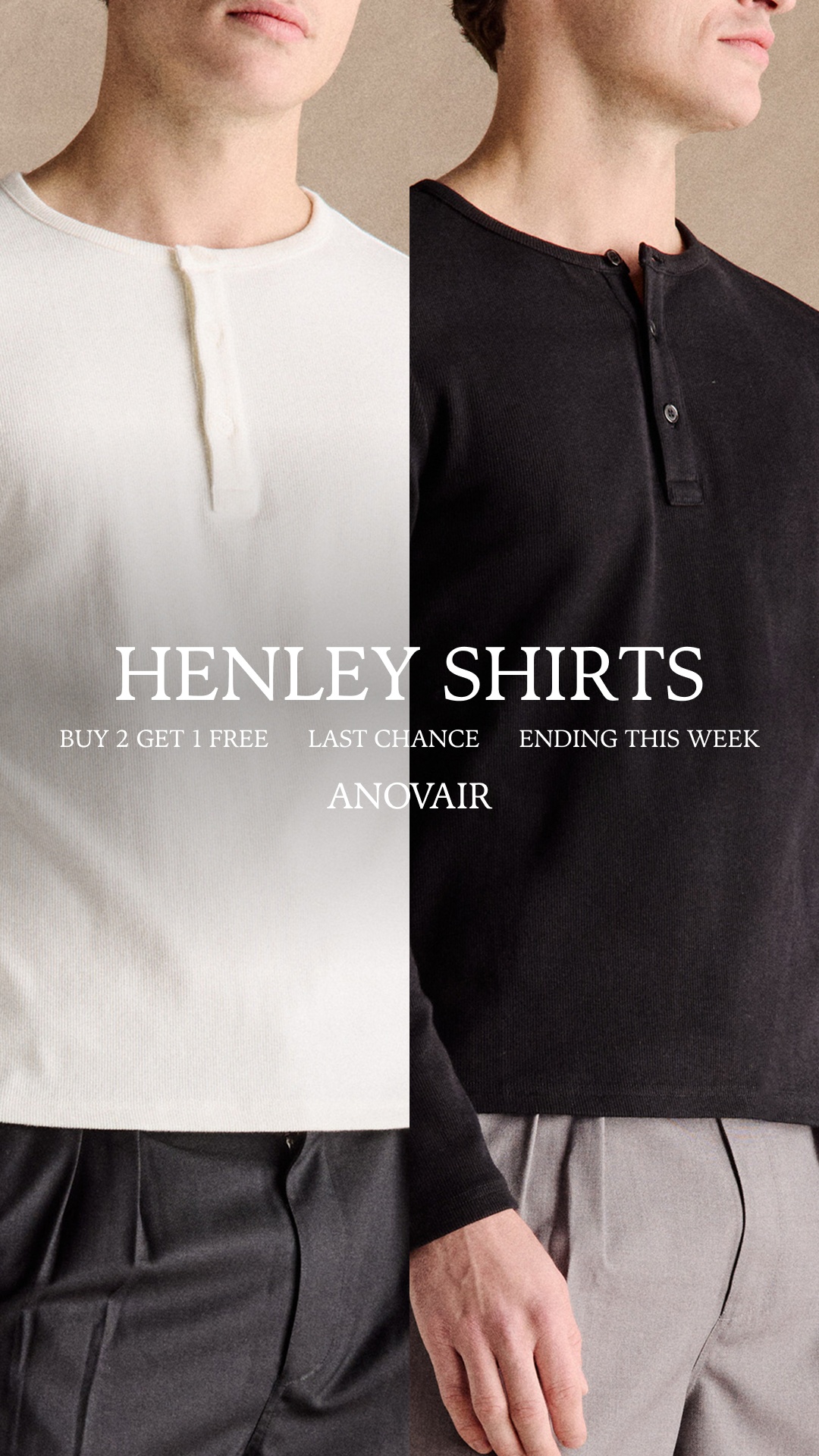 Anovair Facebook ad: Up to 50% Off