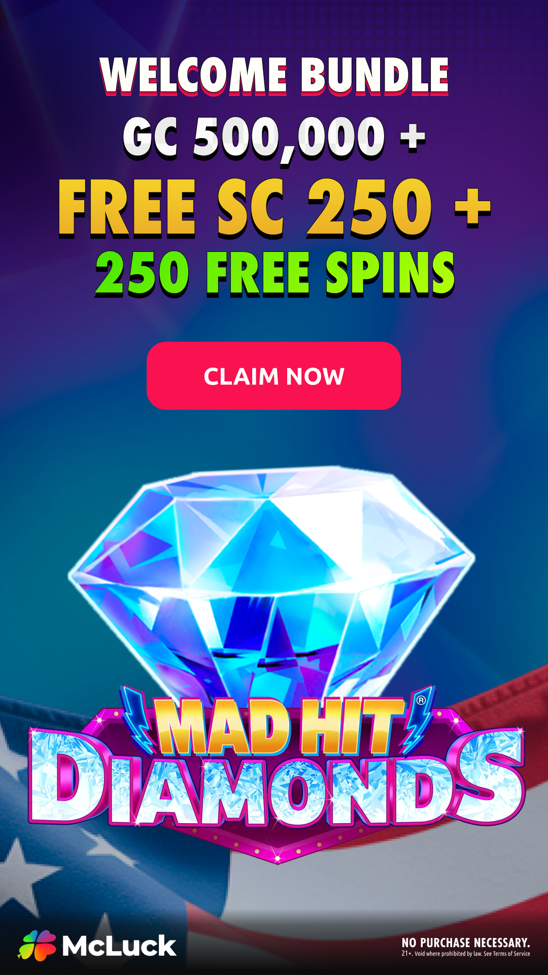 McLuck.com Facebook ad
