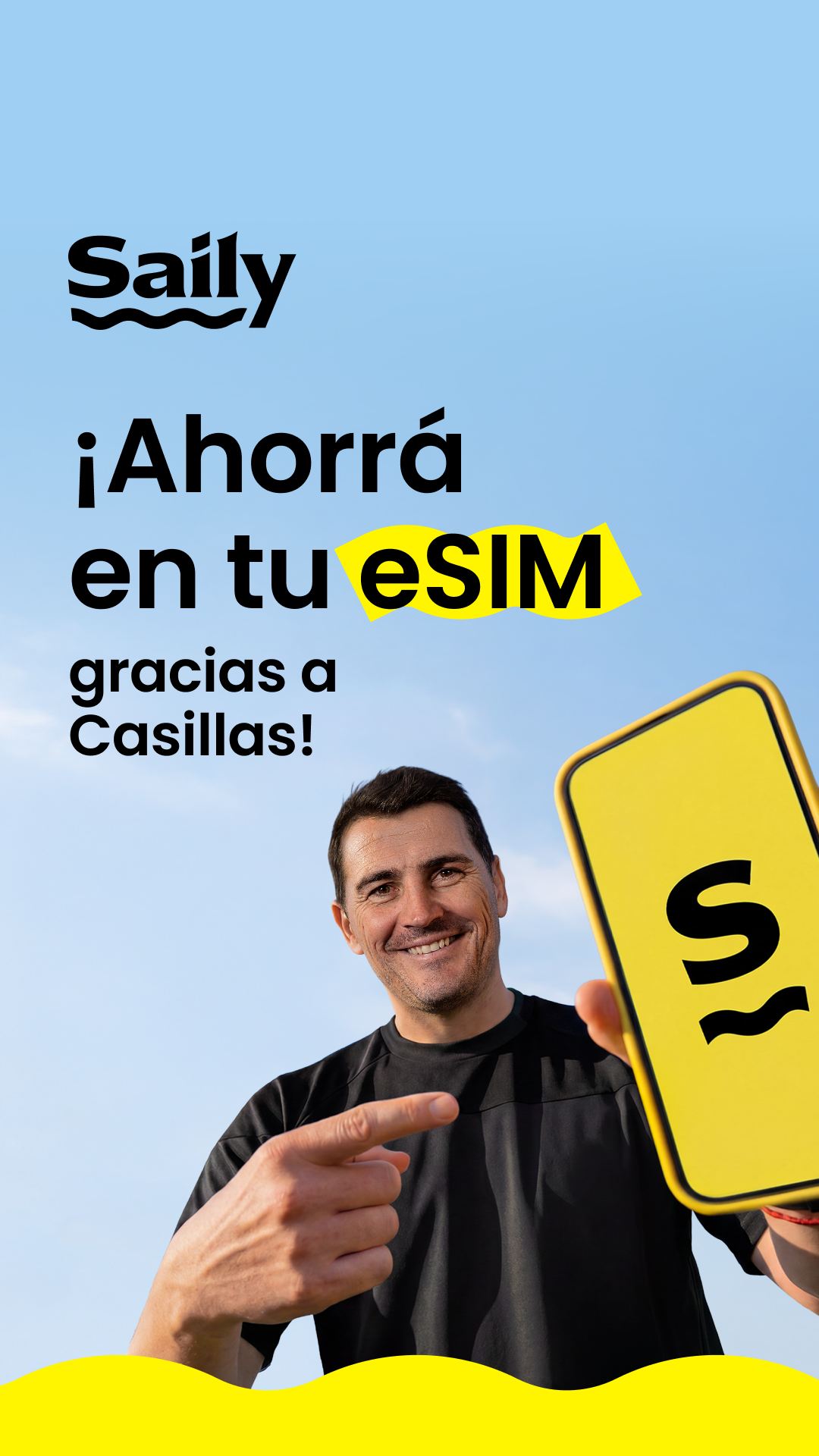 Saily Facebook ad