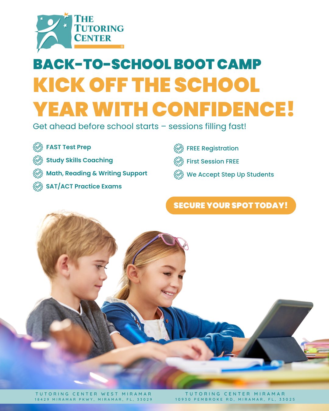 The Tutoring Center West Miramar Facebook ad