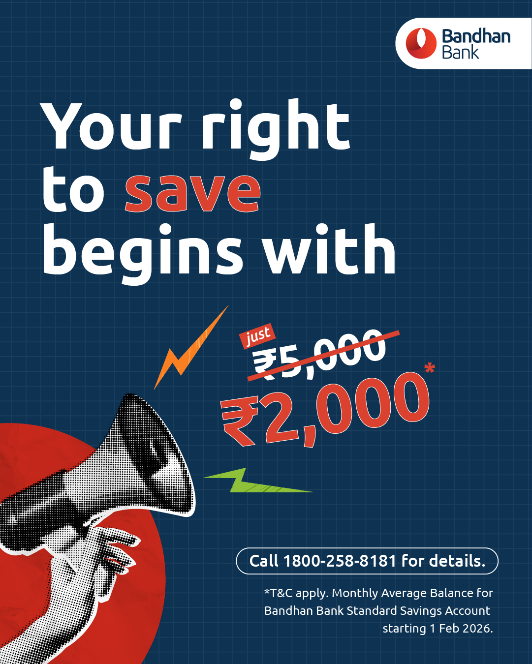 Bandhan Bank Facebook ad: This Republic Day, exercise your right to start…
