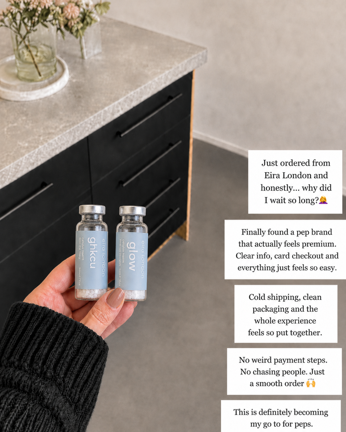 Eira London Facebook ad: The Peptide Space Needed A Better Kind Of Brand