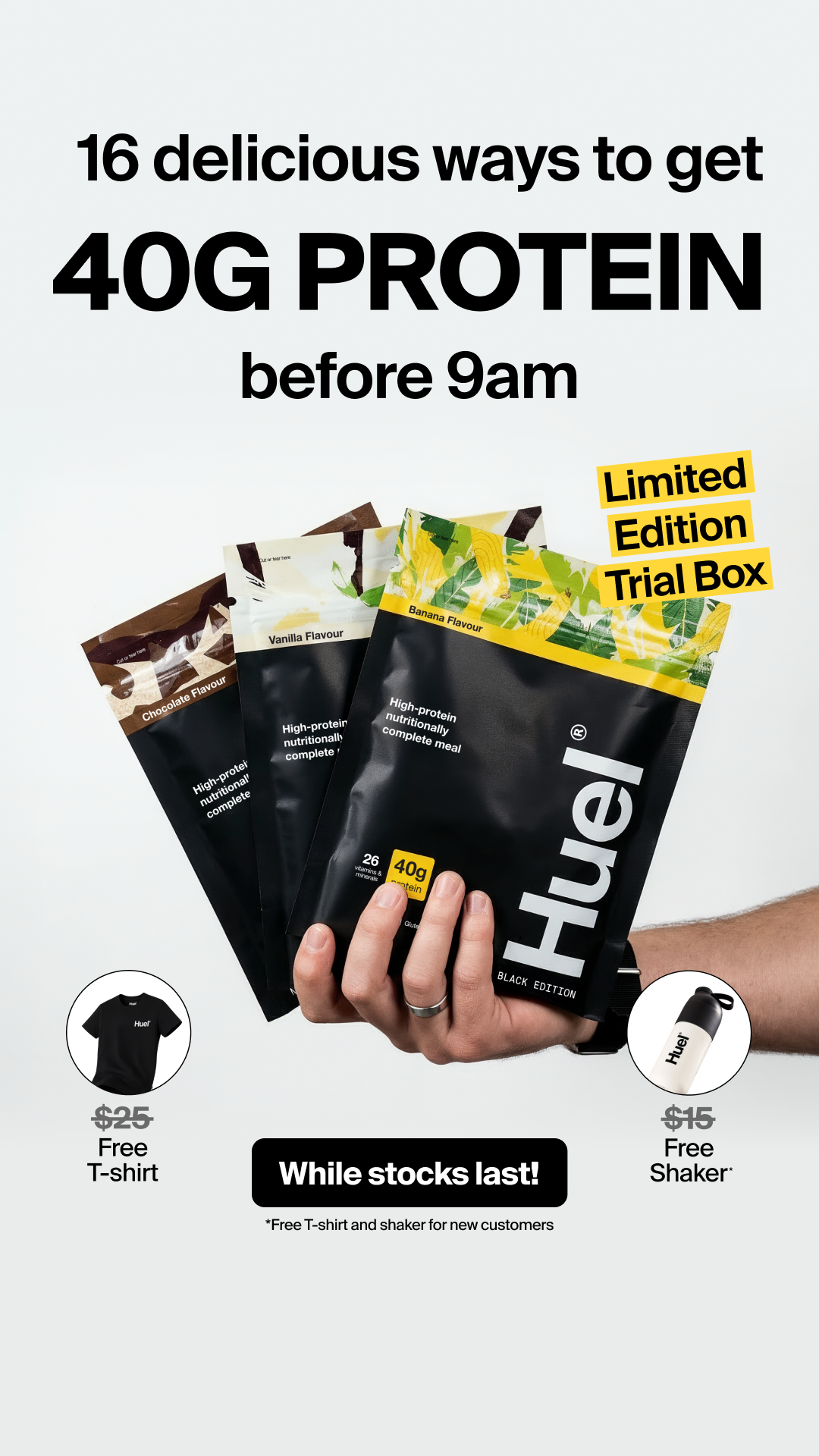 Huel Facebook ad