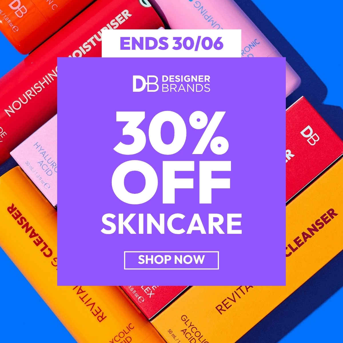 Designer Brands Cosmetics Facebook ad
