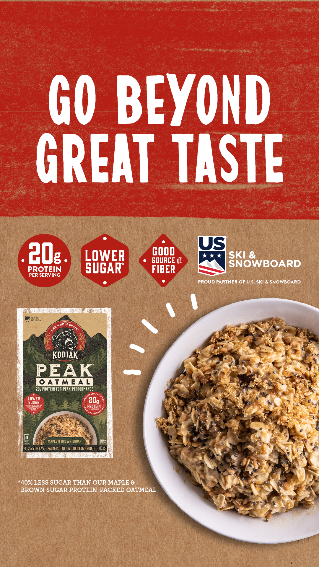 Kodiak Cakes Facebook ad