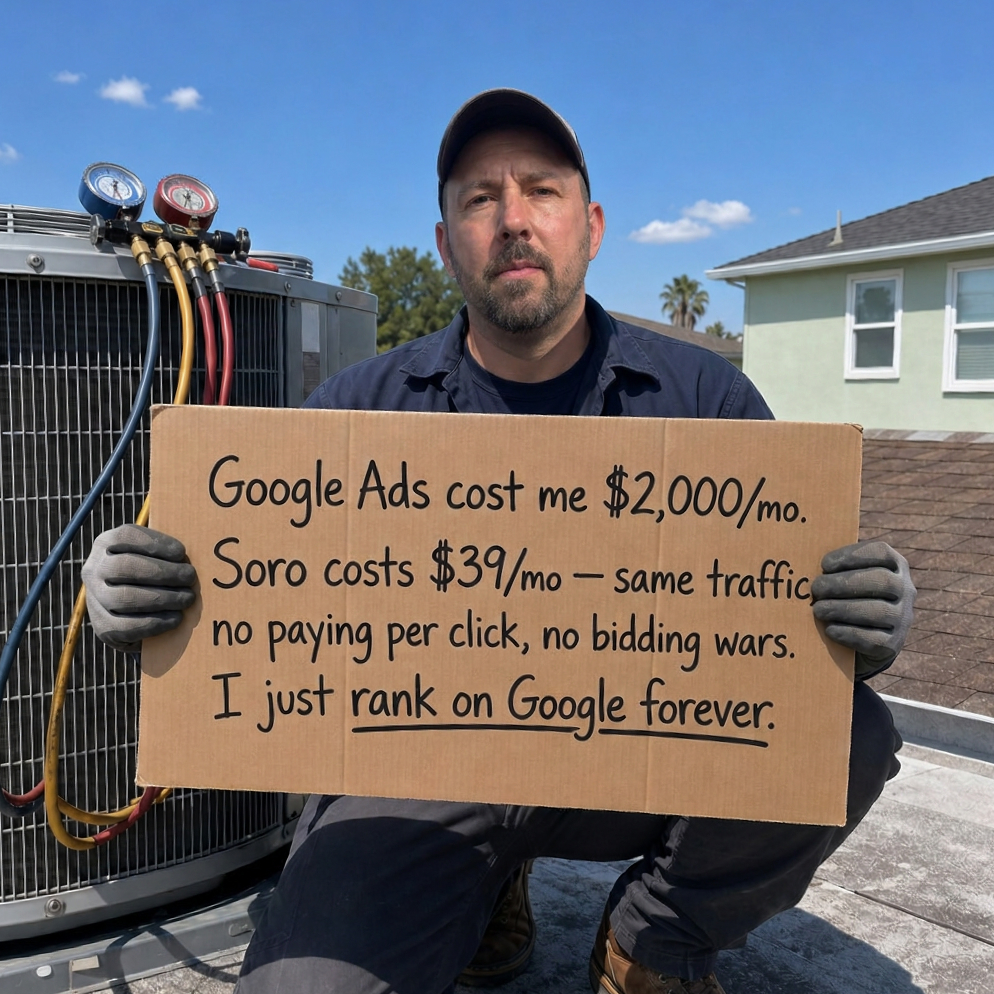 Soro SEO Facebook ad