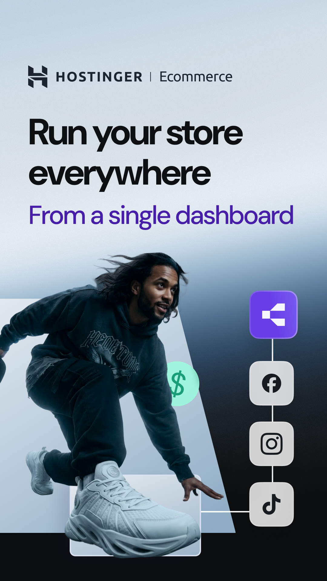 Hostinger Facebook ad from Jul 26, 2026