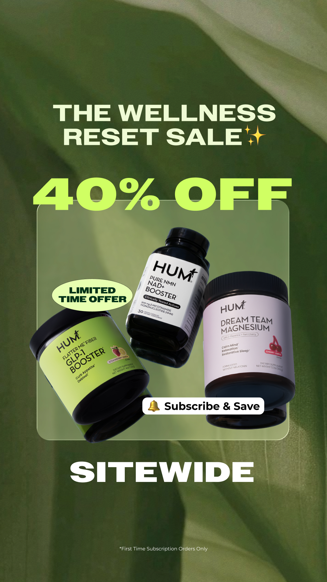 HUM Nutrition Facebook ad