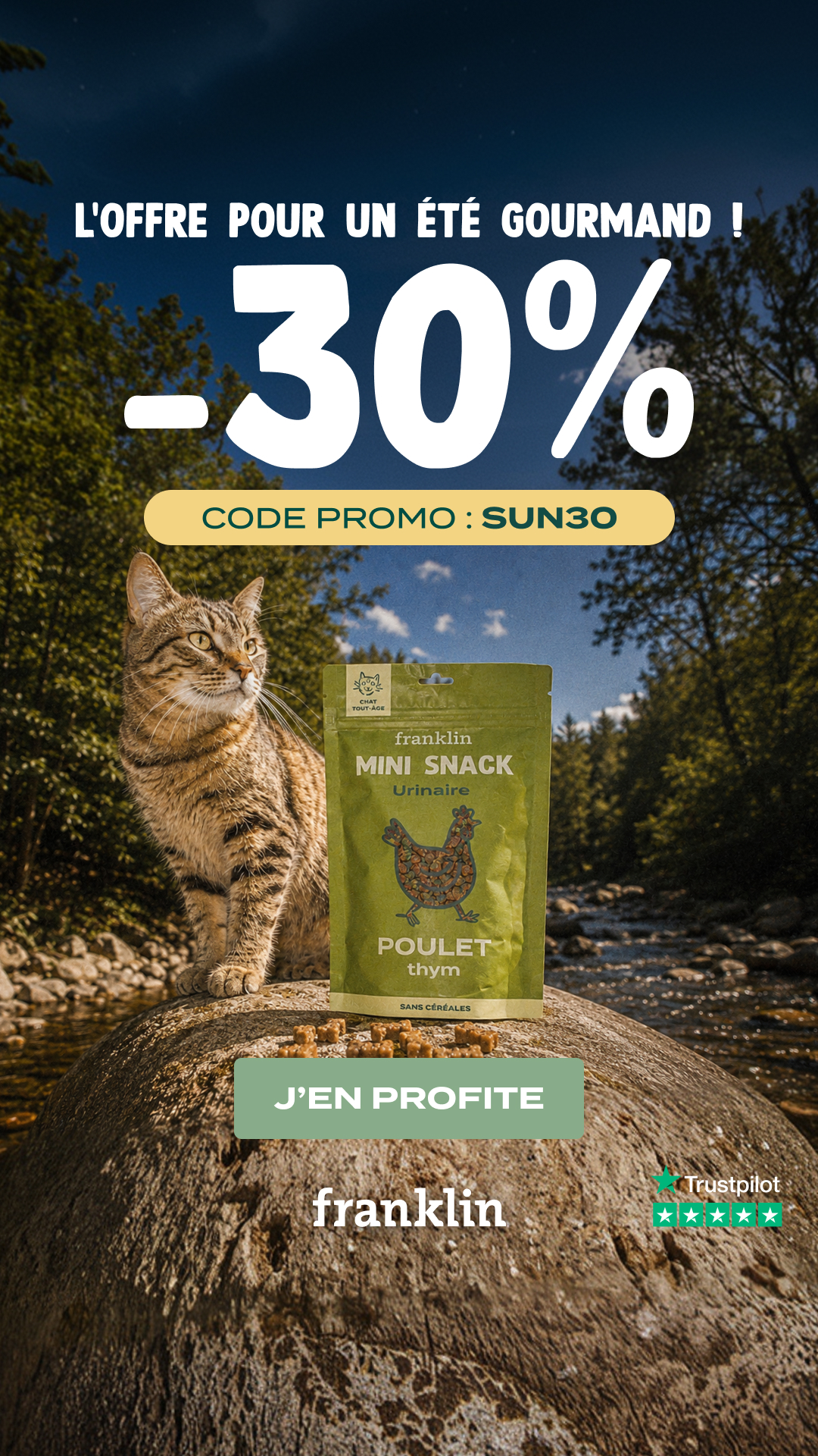 Franklin Pet Food Facebook ad