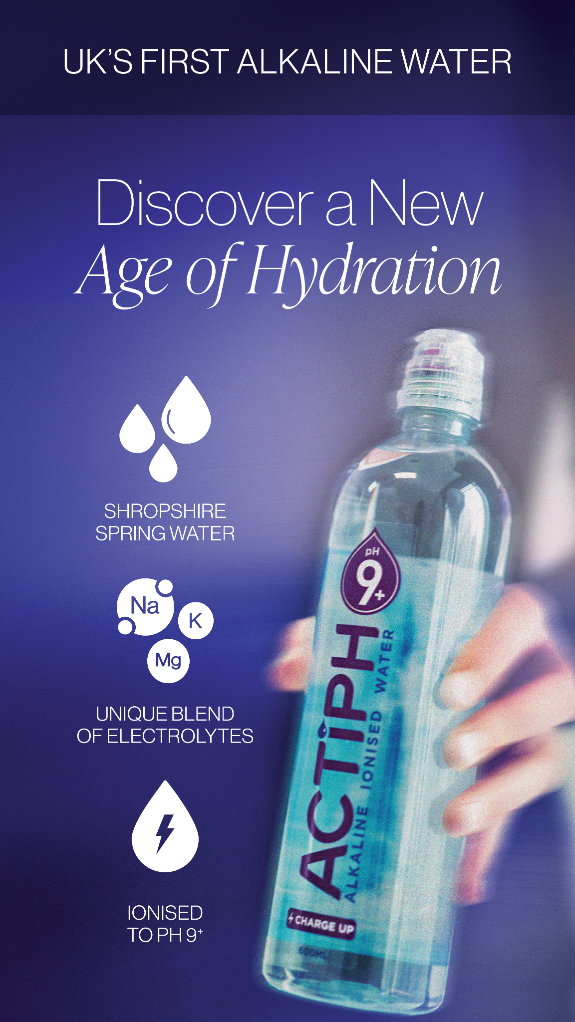 Actiph Water Facebook ad